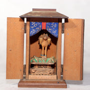 Japanese Antique Wooden Bato Kannon Bodhisattva Statue Buddhist Shrine WB2031