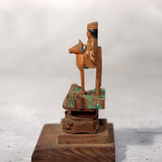 Japanese Antique Wooden Bato Kannon Bodhisattva Statue Buddhist Shrine WB20317