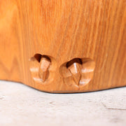 Japanese Wooden Ainu Owl Carving Sculpture Traditional Folk Art Figurine AIN5611