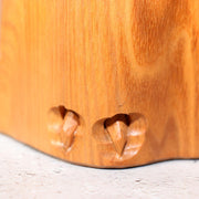 Japanese Wooden Ainu Owl Carving Sculpture Traditional Folk Art Figurine AIN5612