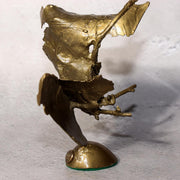 Japanese Bronze Sculpture Butterfly by Ryokichi Mukai Signed w / Box BOS9713