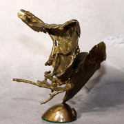 Japanese Bronze Sculpture Butterfly by Ryokichi Mukai Signed w / Box BOS9715