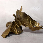 Japanese Bronze Sculpture Butterfly by Ryokichi Mukai Signed w / Box BOS97112