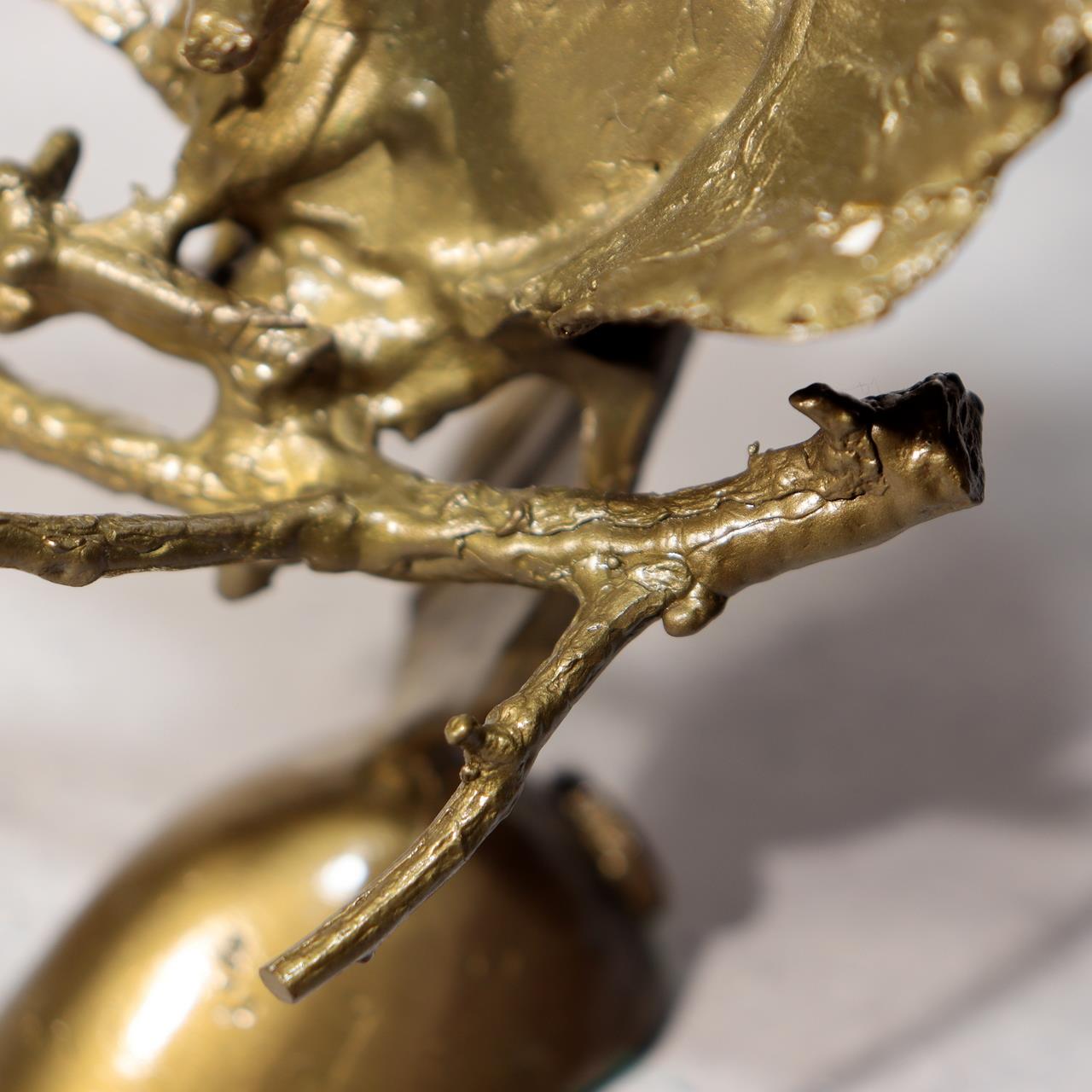 Japanese Bronze Sculpture Butterfly by Ryokichi Mukai Signed w / Box BOS97115