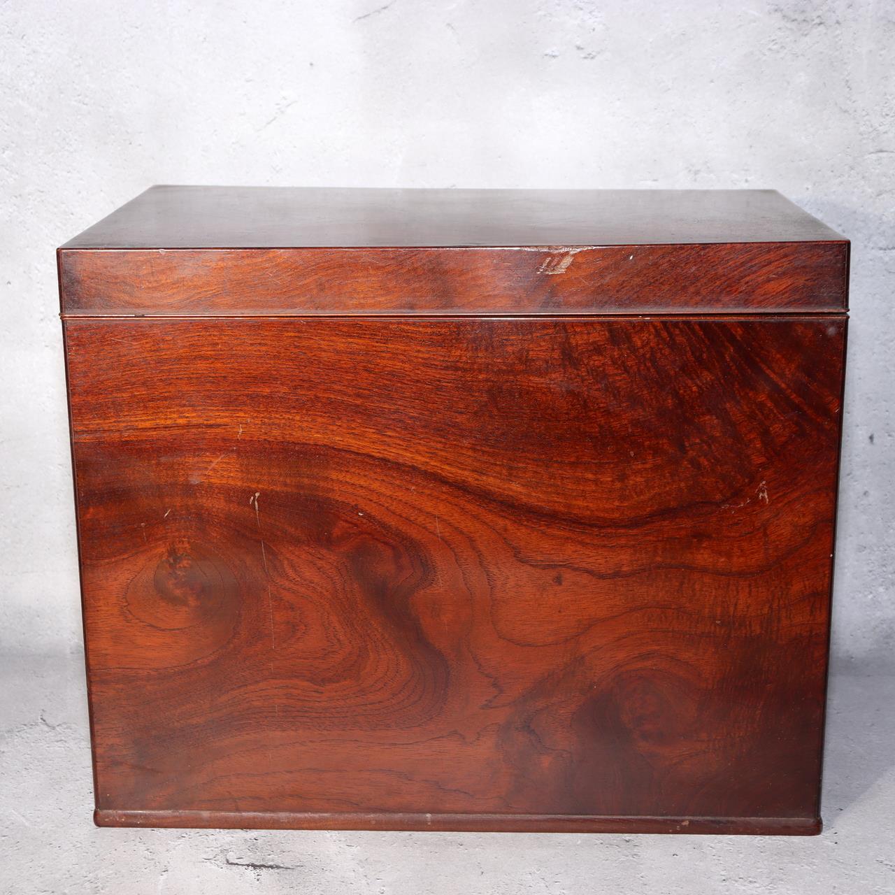 Japanese Fine Mulberry Wooden Sewing Box Haribako Tansu Chest Drawers Storage2