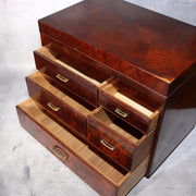 Japanese Fine Mulberry Wooden Sewing Box Haribako Tansu Chest Drawers Storage16