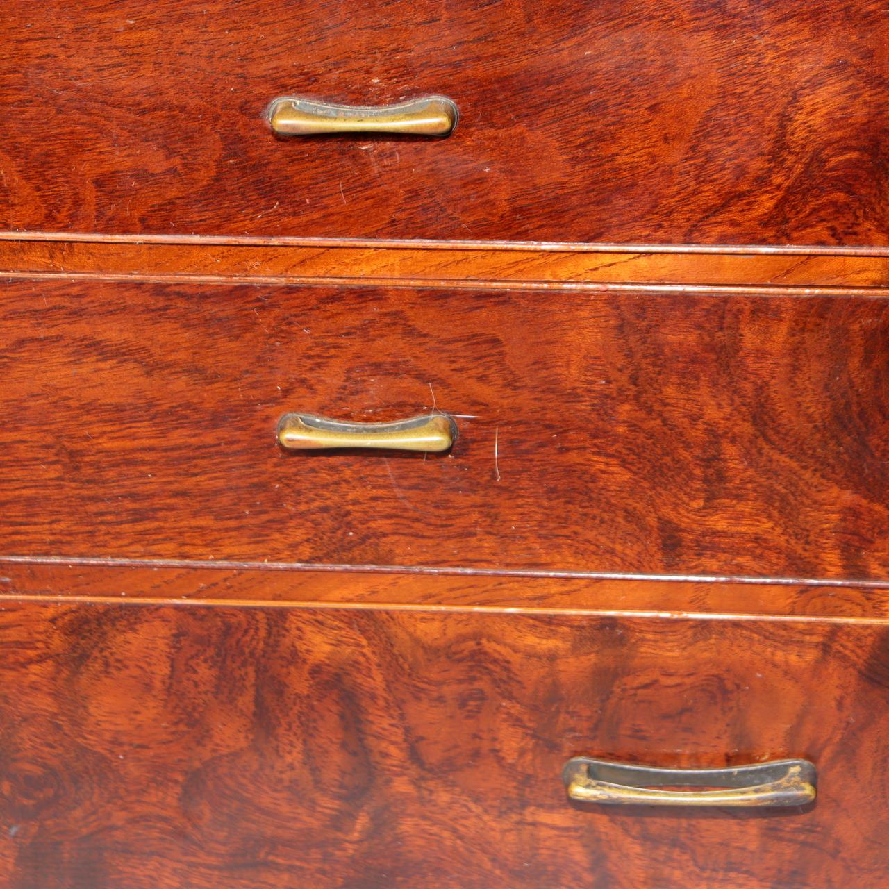 Japanese Fine Mulberry Wooden Sewing Box Haribako Tansu Chest Drawers Storage18