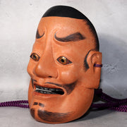 Japanese Wooden Noh Mask Tenjin Chujo Ayakashi Beshimi Signed Traditional1
