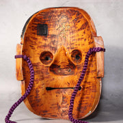 Japanese Wooden Noh Mask Tenjin Chujo Ayakashi Beshimi Signed Traditional3