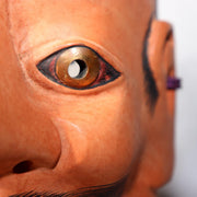 Japanese Wooden Noh Mask Tenjin Chujo Ayakashi Beshimi Signed Traditional17