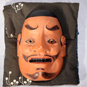 Japanese Wooden Noh Mask Tenjin Chujo Ayakashi Beshimi Signed Traditional23