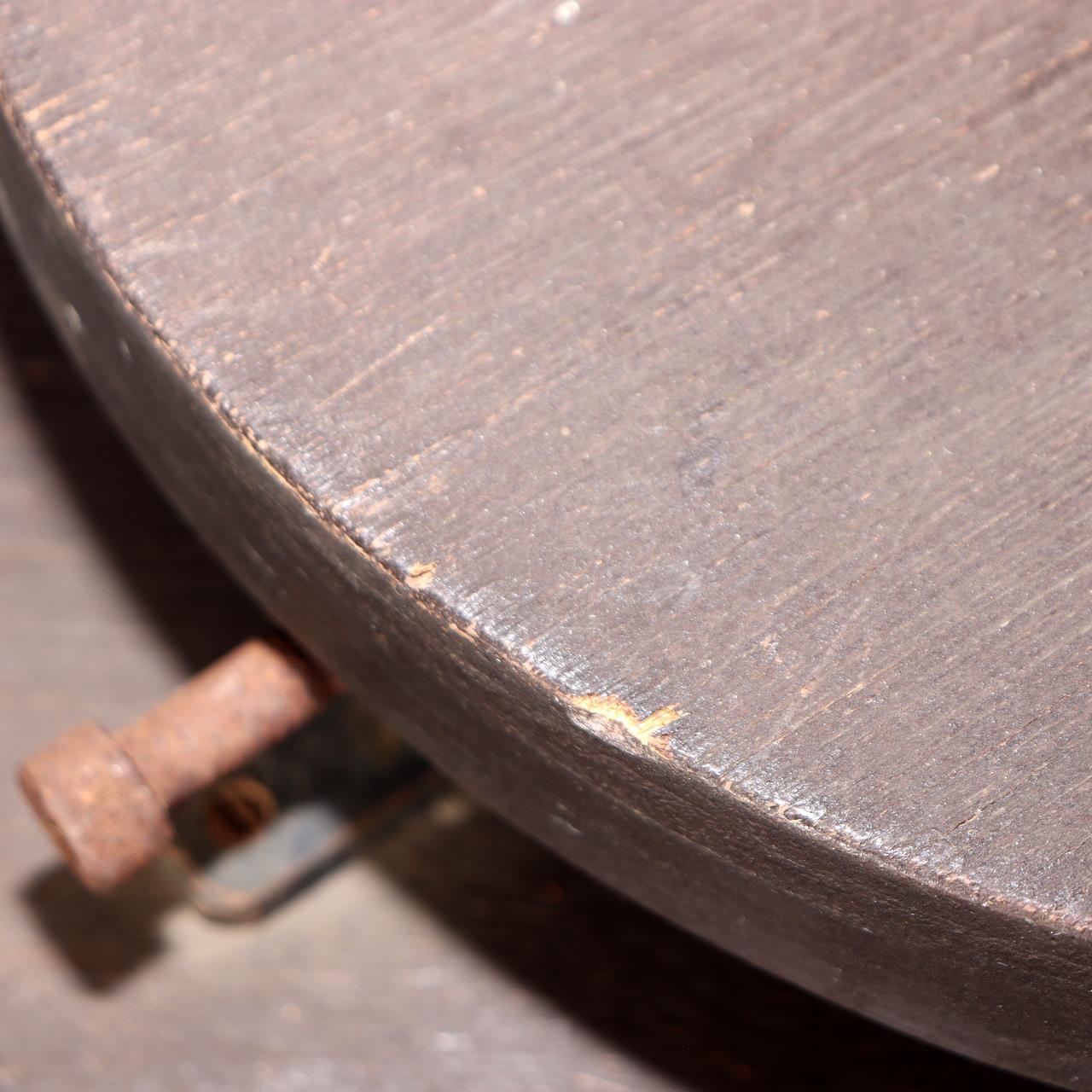 Japanese Antique Wooden Rotating Stand Pottery Work Table Tansu Chest Drawers10