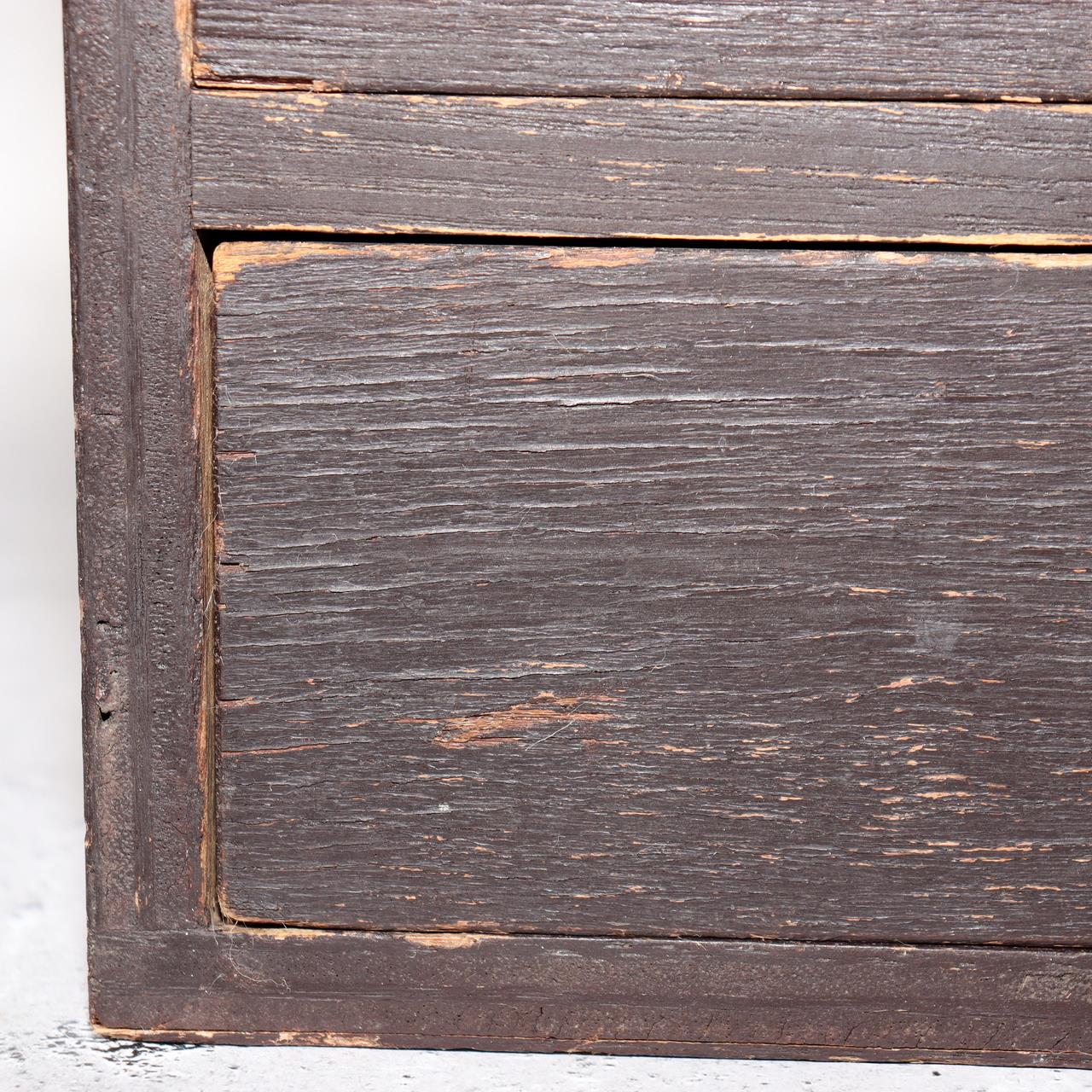 Japanese Antique Wooden Rotating Stand Pottery Work Table Tansu Chest Drawers15