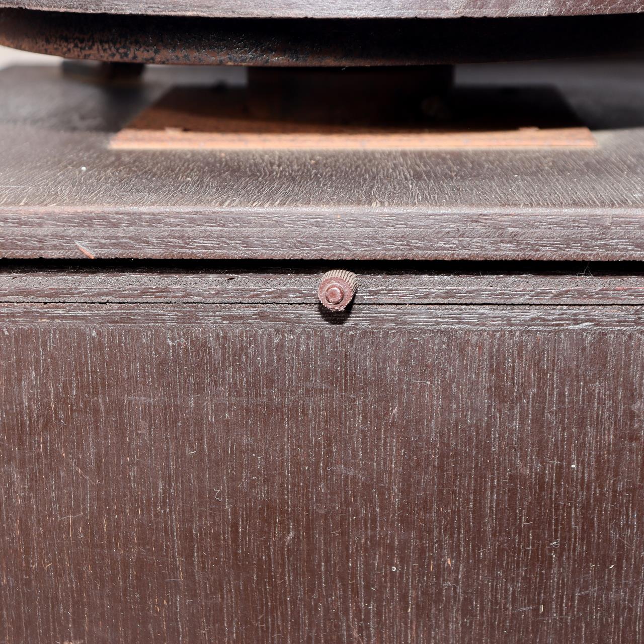 Japanese Antique Wooden Rotating Stand Pottery Work Table Tansu Chest Drawers17