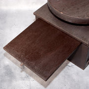 Japanese Antique Wooden Rotating Stand Pottery Work Table Tansu Chest Drawers18