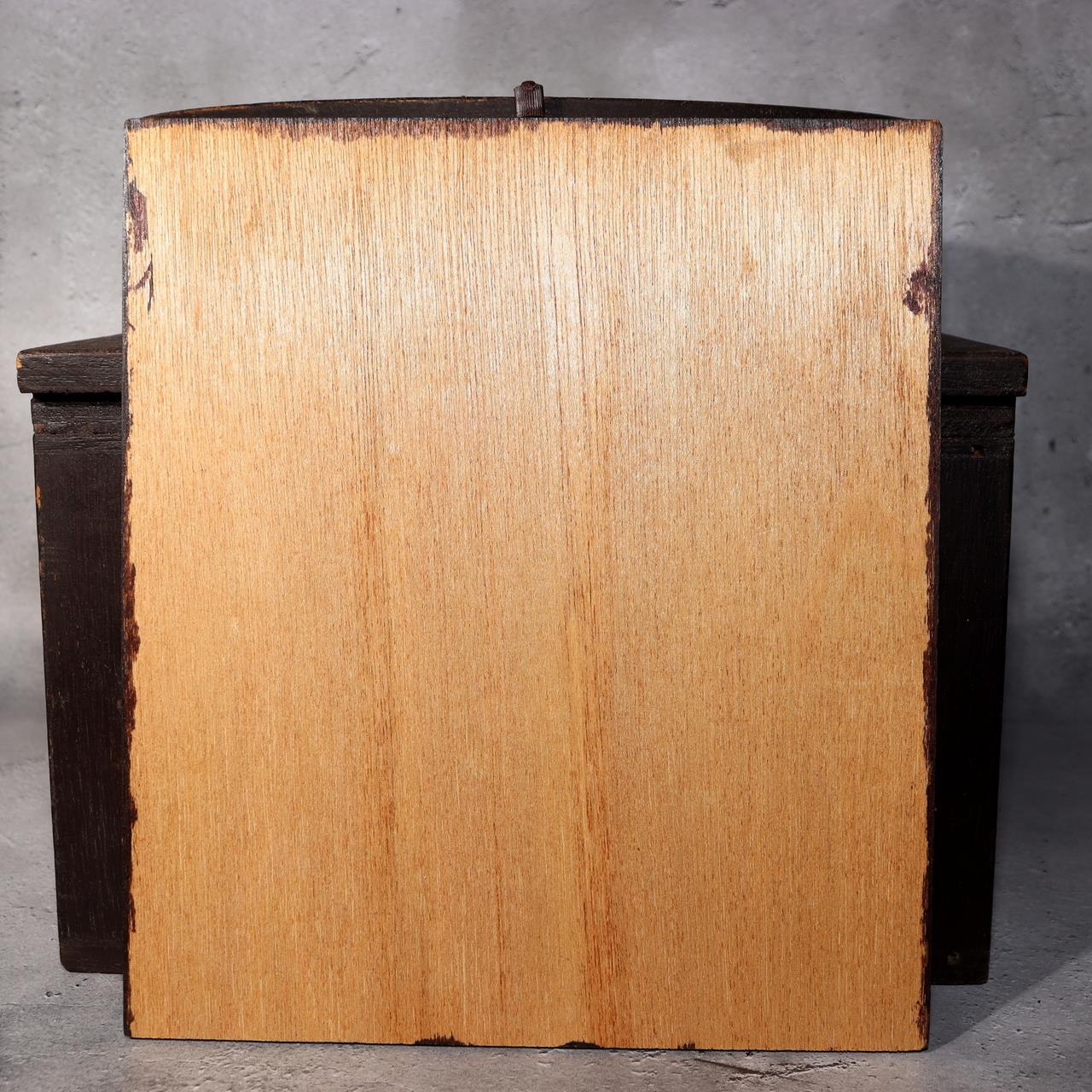 Japanese Antique Wooden Rotating Stand Pottery Work Table Tansu Chest Drawers20