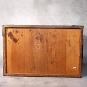 Japanese Antique wooden Kake Suzuribako inkstone box Funa Tansu drawer WBX32610