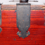 Japanese Antique wooden Kake Suzuribako inkstone box Funa Tansu drawer WBX32616