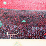 Japanese Modern Woodblock Print Masao Ohba Pisces Night Vintage Limited 22/20012