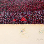 Japanese Modern Woodblock Print Masao Ohba Pisces Night Vintage Limited 22/20014