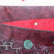 Japanese Modern Woodblock Print Masao Ohba Pisces Night Vintage Limited 22/20015