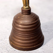 Japanese Buddhist Ritual Tool Set Bronze Shakujo Staff & Bell Vajra Temple8