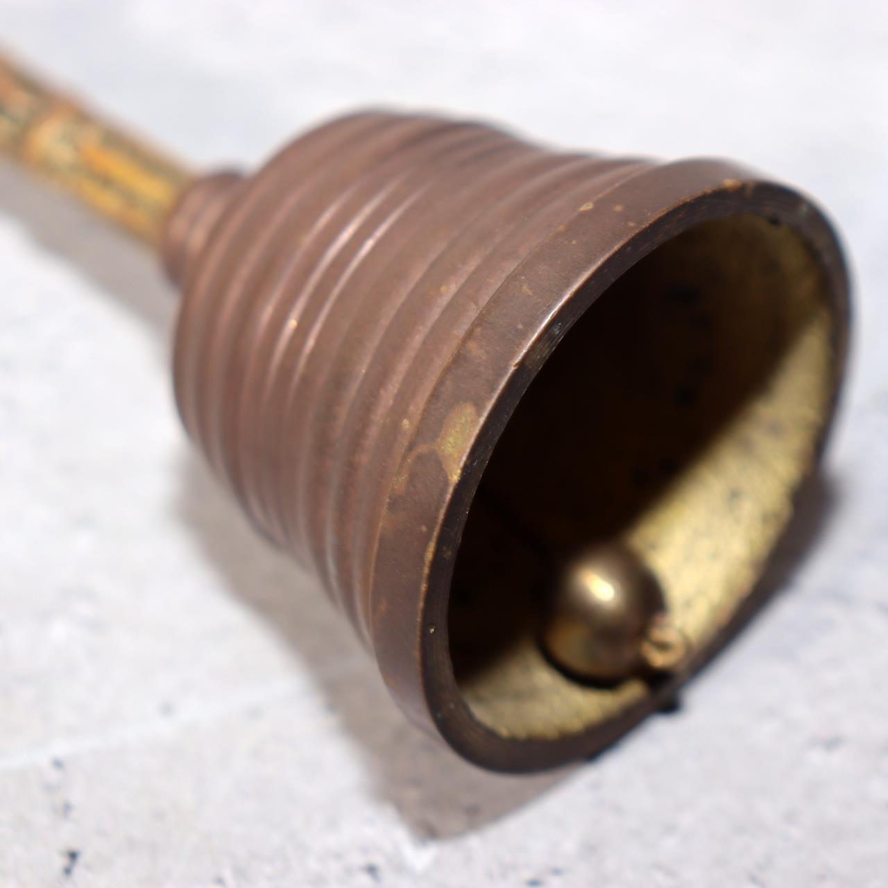 Japanese Buddhist Ritual Tool Set Bronze Shakujo Staff & Bell Vajra Temple15