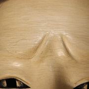 Japanese Noh Mask Jissun-gami Old Woman No Eyebrows Type Wooden Hand-Carved Trad5