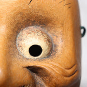 Japanese Wooden Noh Mask Okina Old Man Hand Carved Traditional Theater5