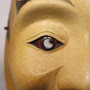 Japanese wooden Noh mask Ayakashi TAKA Mikazuki signed MSK522-35