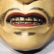 Japanese wooden Noh mask Ayakashi TAKA Mikazuki signed MSK522-37