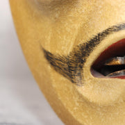 Japanese wooden Noh mask Ayakashi TAKA Mikazuki signed MSK522-310