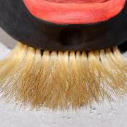 Japanese Wooden Noh Mask Daikoku God of Fortune Black Lacquer Hand Carved10