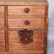 Japanese Antique Wooden Tansu Chest Drawers Storage Box Meiji Furniture WBX32510