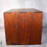 Japanese Antique Wooden Tansu Chest Drawers Storage Box Meiji Furniture WBX3253