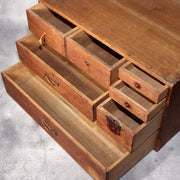 Japanese Antique Wooden Tansu Chest Drawers Storage Box Meiji Furniture WBX32522