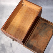 Japanese Antique wooden Tansu Chest of Drawers Storage Box WBX32913
