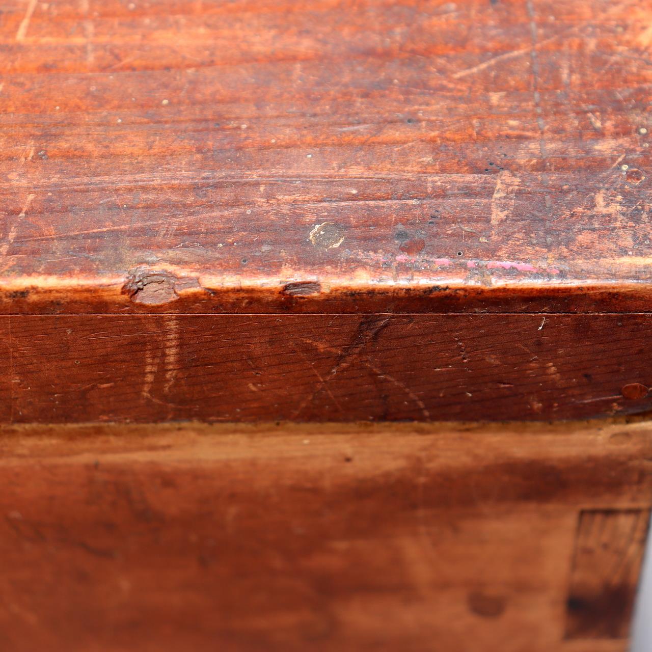 Japanese Antique wooden Tansu Chest of Drawers Storage Box WBX32914