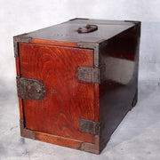 Japanese Antique Wooden Funa Tansu Chest 5 Drawers Merchant Ship Box Meiji0