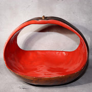 Japanese Lacquered Gourd Basket Fukube Sumitori Tea Ceremony Art Object Interior2