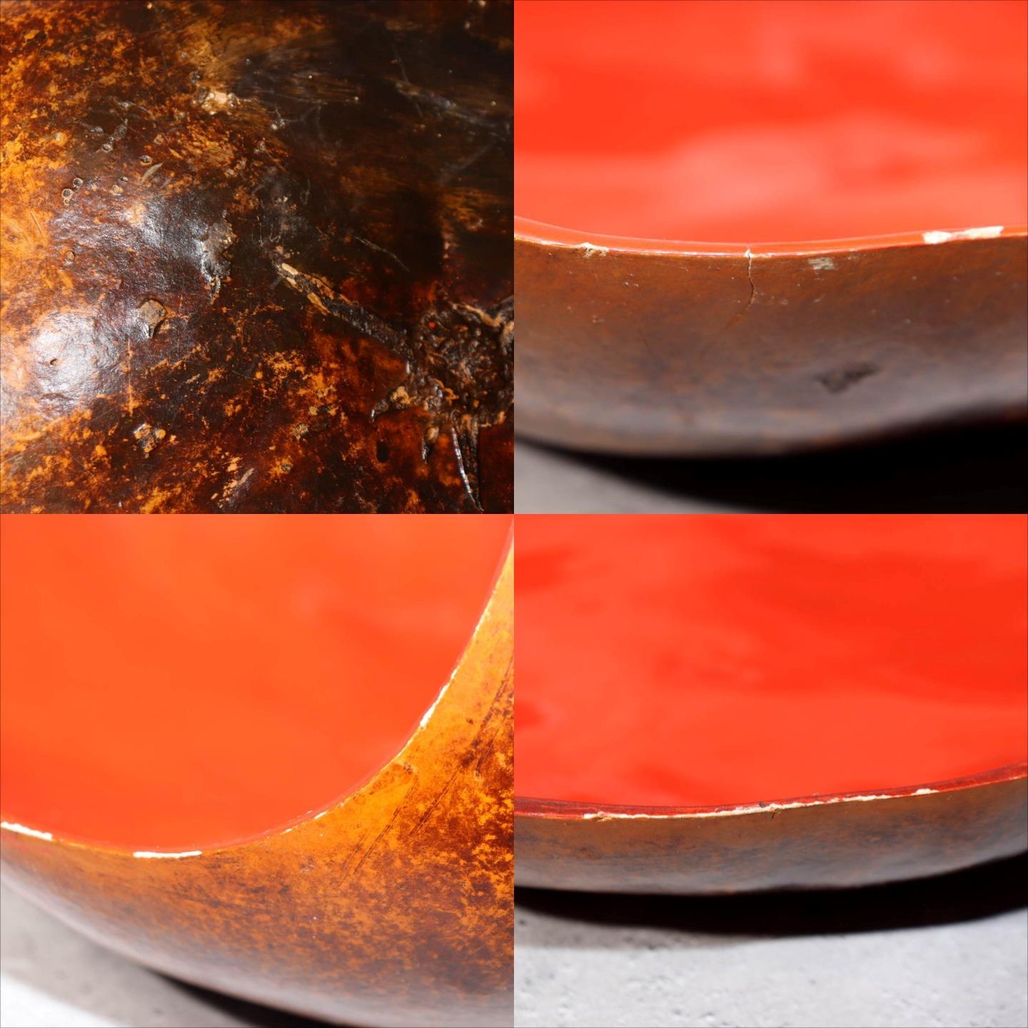 Japanese Lacquered Gourd Basket Fukube Sumitori Tea Ceremony Art Object Interior7