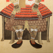 Japanese Antique Samurai Armor Kakejiku Hanging Scroll Painting with Box ASO41310