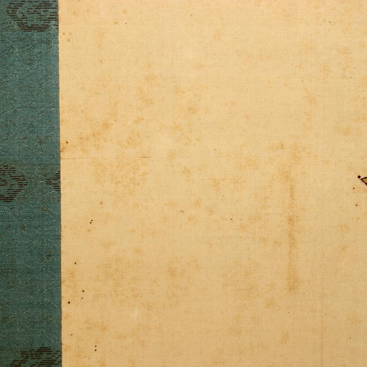 Japanese Antique Samurai Armor Kakejiku Hanging Scroll Painting with Box ASO41311