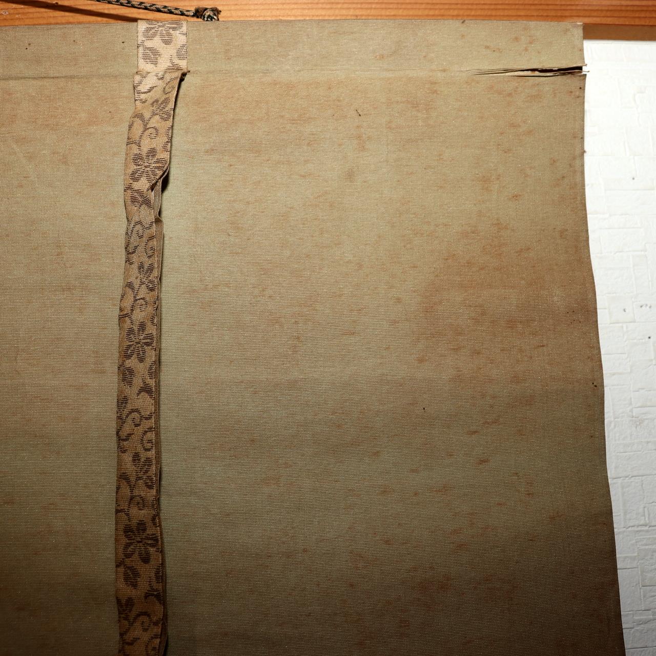 Japanese Antique Samurai Armor Kakejiku Hanging Scroll Painting with Box ASO41312