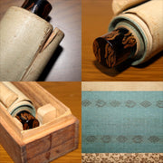 Japanese Antique Samurai Armor Kakejiku Hanging Scroll Painting with Box ASO4138