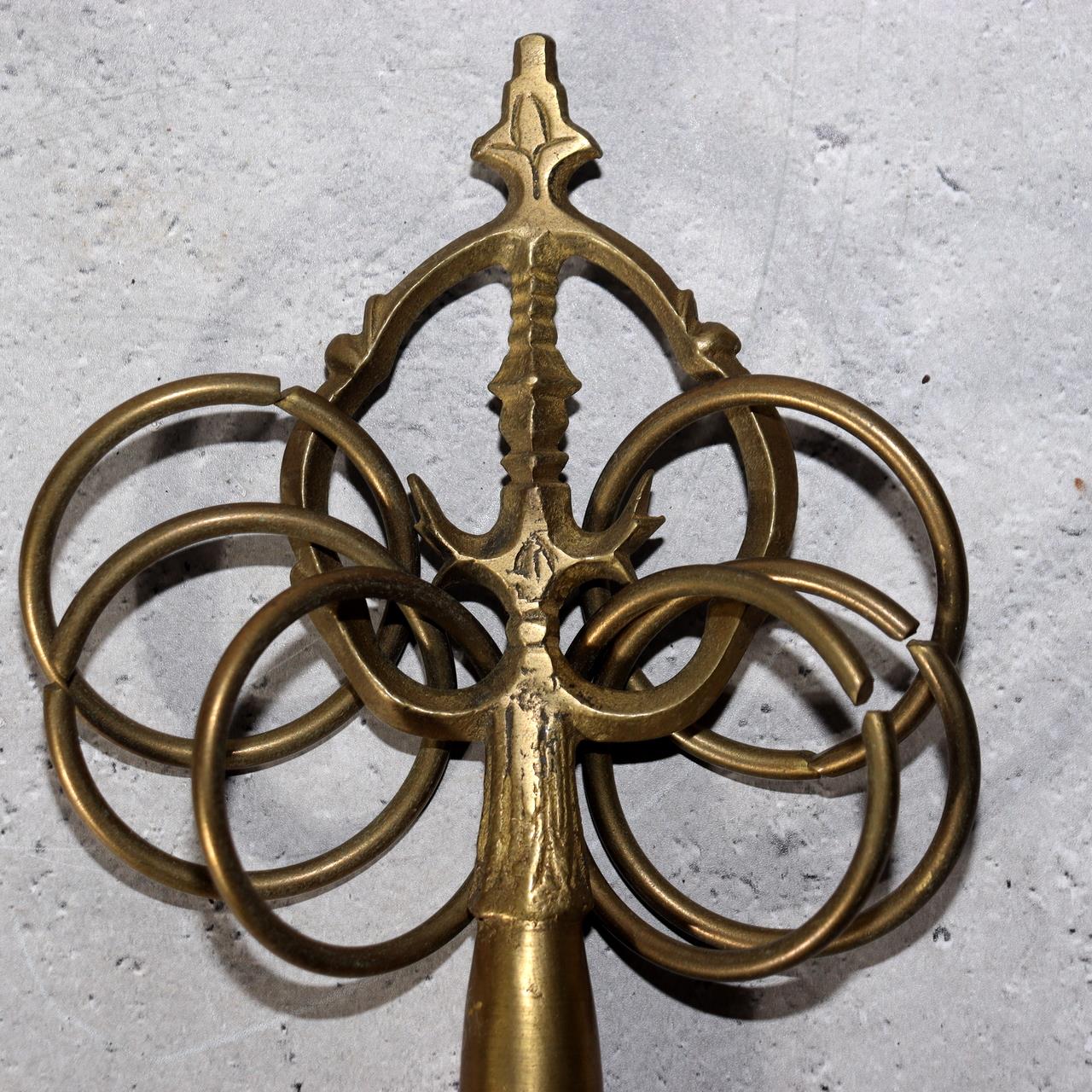 Japanese Buddhist tool Khakkhara Shakujo Buddhism temple Shinto BT241 -12