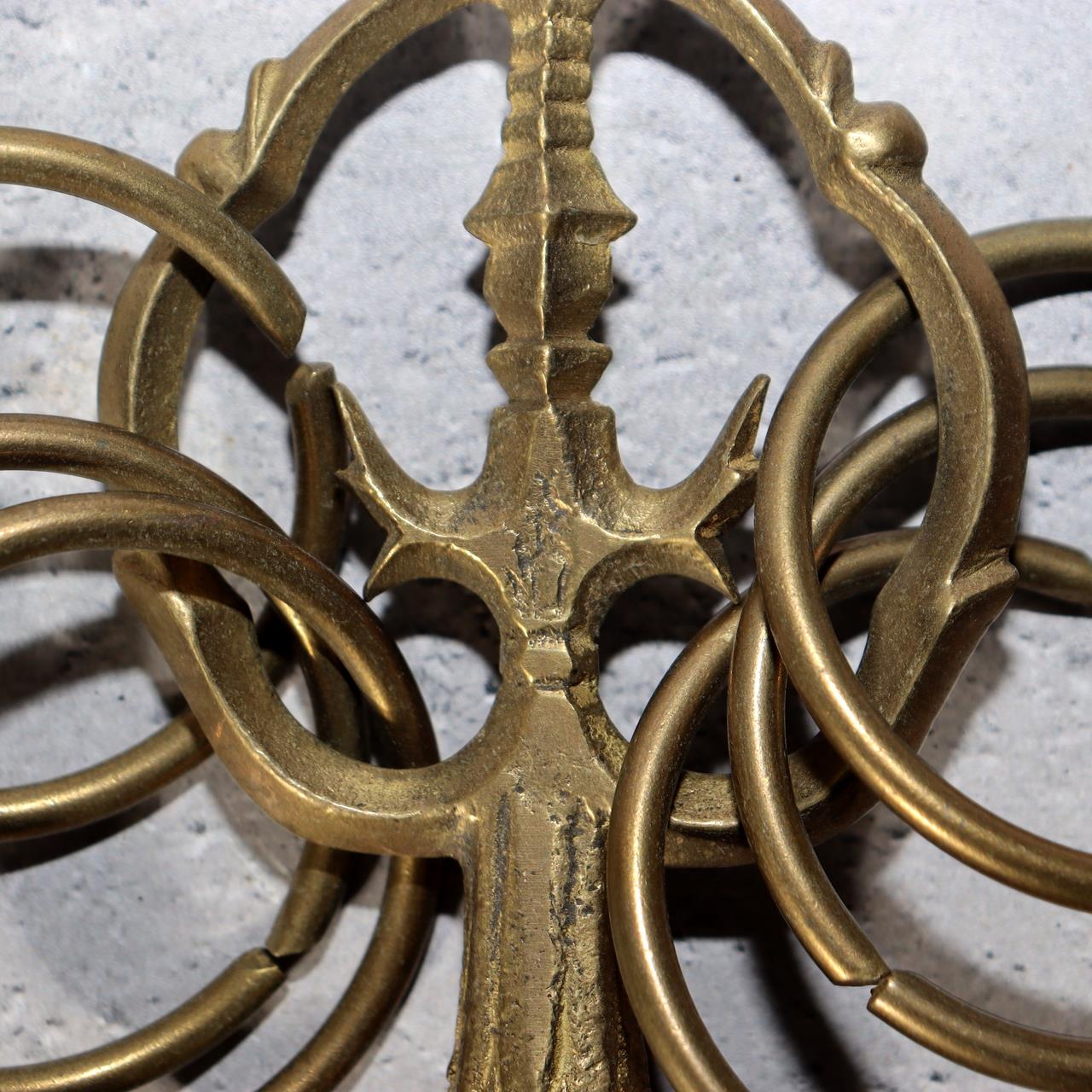 Japanese Buddhist tool Khakkhara Shakujo Buddhism temple Shinto BT241 -34