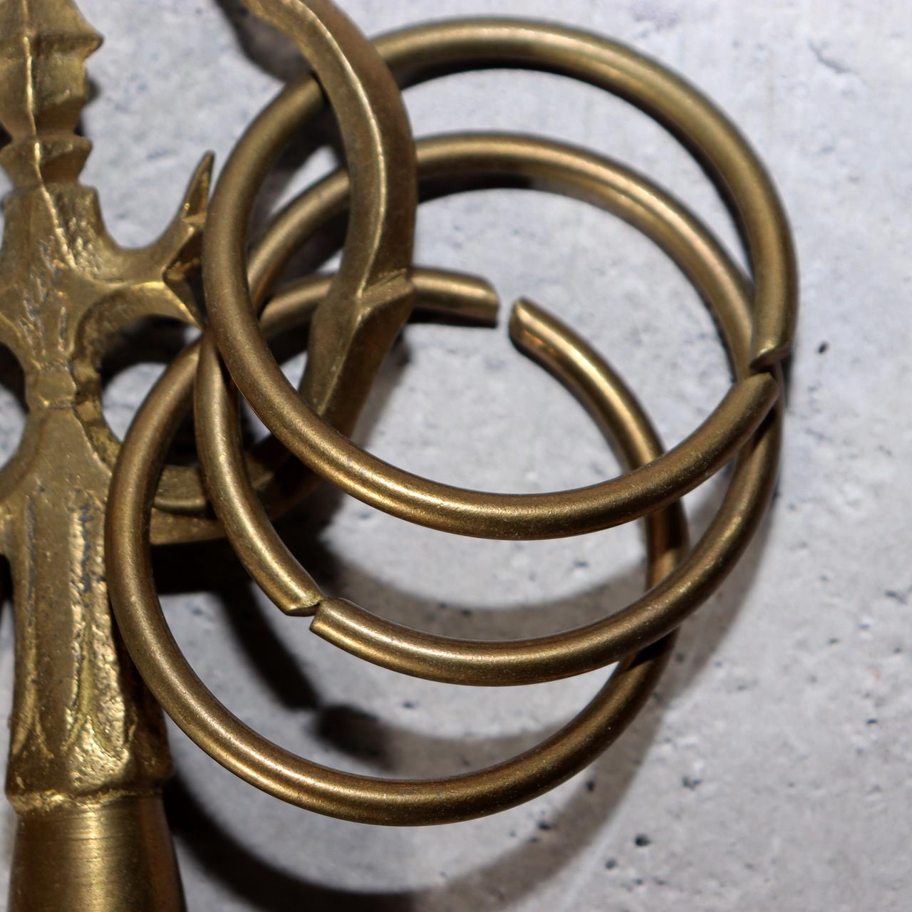 Japanese Buddhist tool Khakkhara Shakujo Buddhism temple Shinto BT241 -36