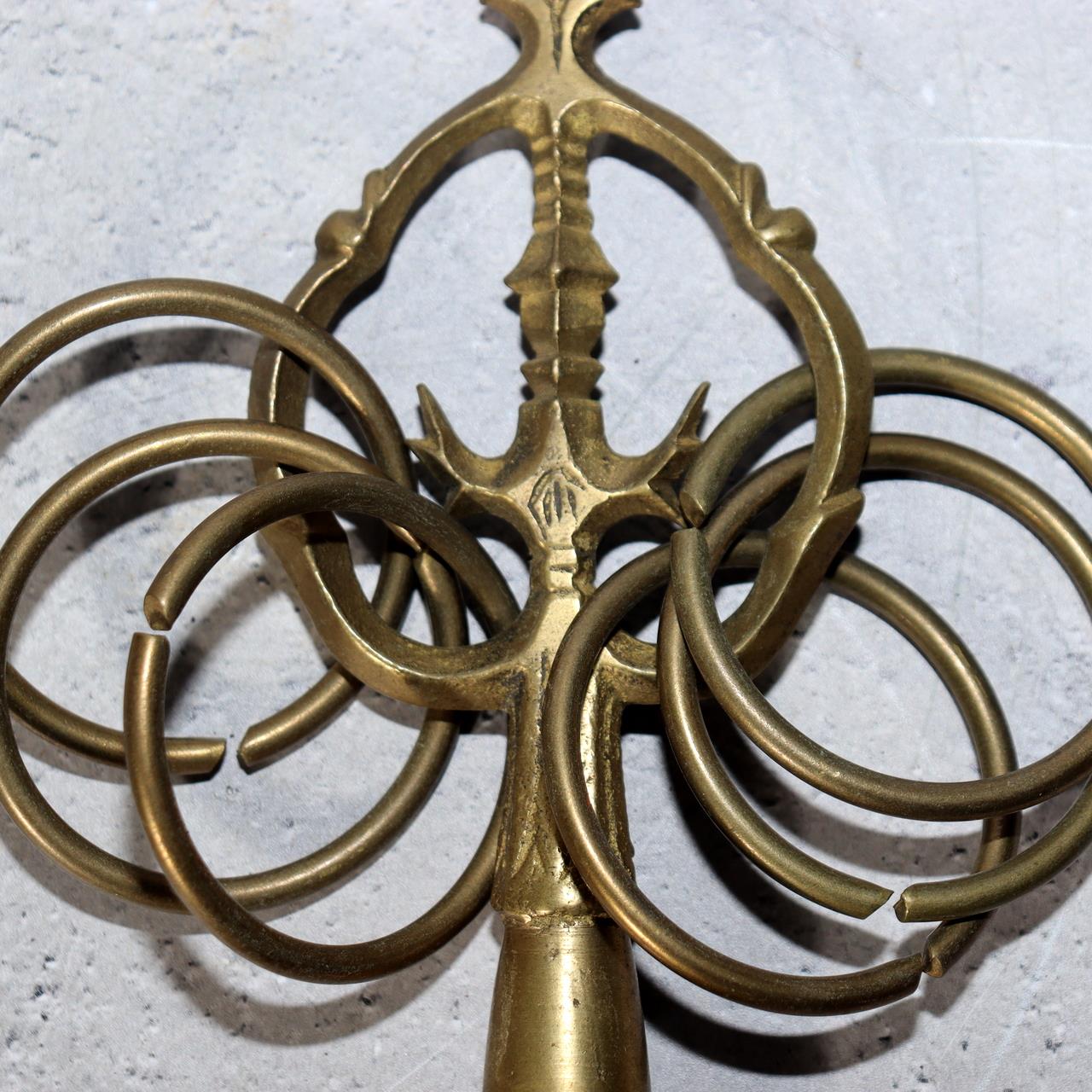 Japanese Buddhist tool Khakkhara Shakujo Buddhism temple Shinto BT241 -311