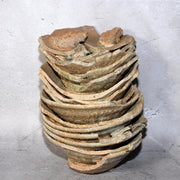 Japanese Antique Sanage Kiln Gray Glazed Yama Chawan Fragment Pottery PCP270 -30